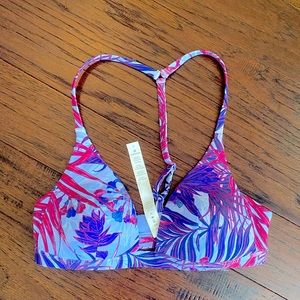 floral lululemon bathing suit top